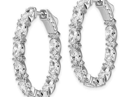 Sterling Silver Earrings Style QE13002 - Classique Jewelry Inc.