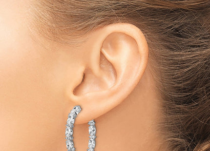 Sterling Silver Earrings Style QE13002 - Classique Jewelry Inc.