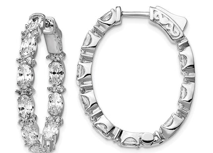 Sterling Silver Earrings Style QE13002 - Classique Jewelry Inc.