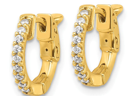 Sterling Silver Earrings Style QE13011Y - Classique Jewelry Inc.