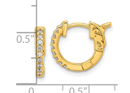 Sterling Silver Earrings Style QE13011Y - Classique Jewelry Inc.