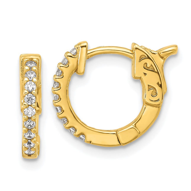 Sterling Silver Earrings Style QE13011Y - Classique Jewelry Inc.