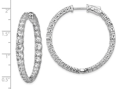 Sterling Silver Earrings Style QE13012 - Classique Jewelry Inc.