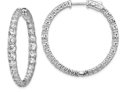 Sterling Silver Earrings Style QE13012 - Classique Jewelry Inc.