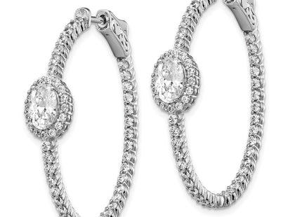 Sterling Silver Earrings Style QE13014 - Classique Jewelry Inc.