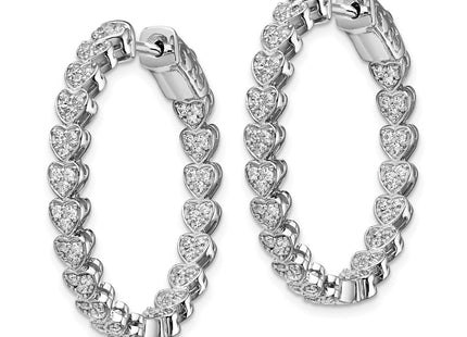 Sterling Silver Earrings Style QE13015 - Classique Jewelry Inc.