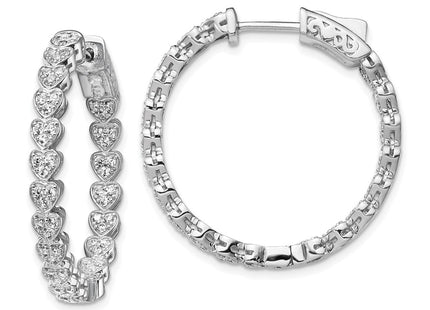 Sterling Silver Earrings Style QE13015 - Classique Jewelry Inc.