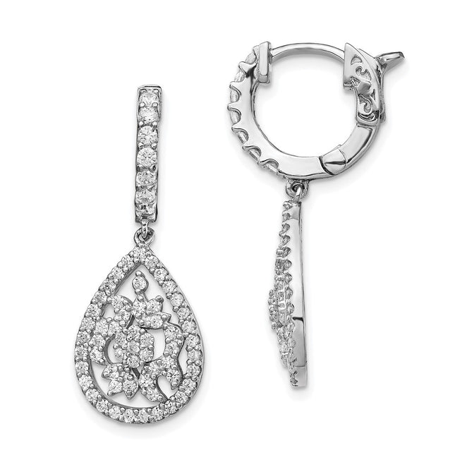 Sterling Silver Earrings Style QE13020 - Classique Jewelry Inc.