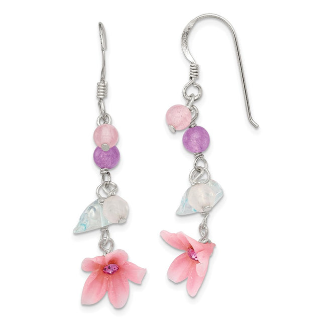 Sterling Silver Earrings Style QE1306 - Classique Jewelry Inc.