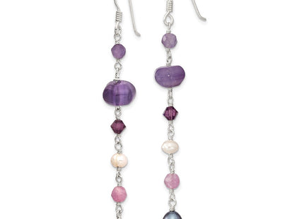 Sterling Silver Earrings Style QE13126 - Classique Jewelry Inc.