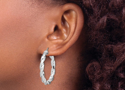 Sterling Silver Earrings Style QE13130 - Classique Jewelry Inc.