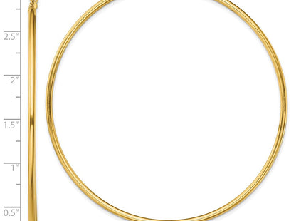 Sterling Silver Gold-Tone Polished Hoop Earrings (Style QE13131)