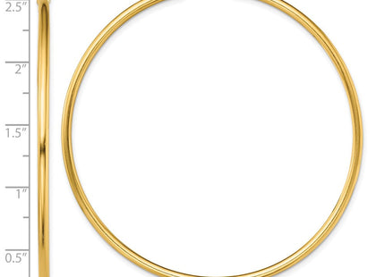 Sterling Silver Gold-Tone Polished Hoop Earrings (Style QE13135)