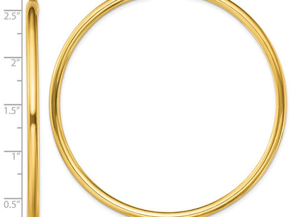 Sterling Silver Gold-Tone Polished Hoop Earrings (Style QE13151)