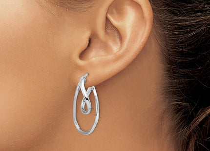 Sterling Silver Earrings Style QE13177 - Classique Jewelry Inc.