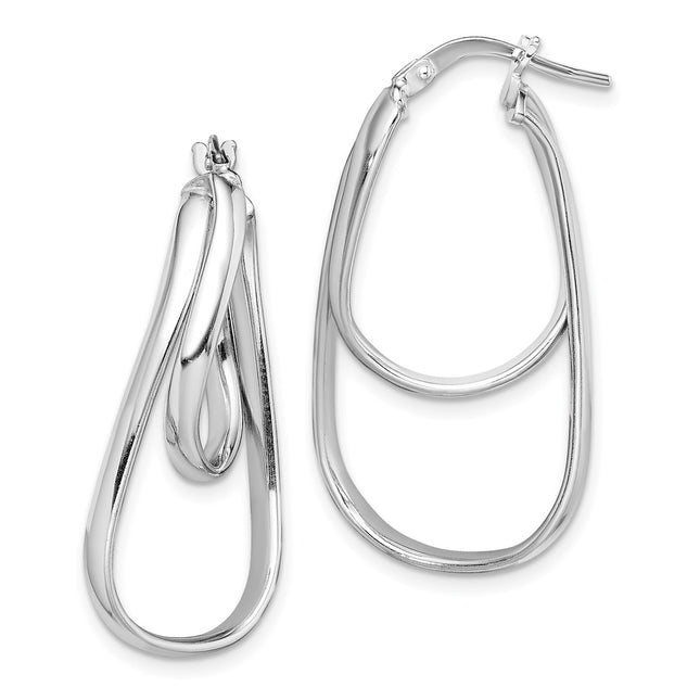 Sterling Silver Earrings Style QE13178 - Classique Jewelry Inc.