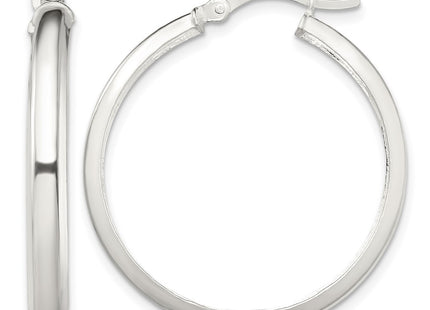 Sterling silver hoop earrings