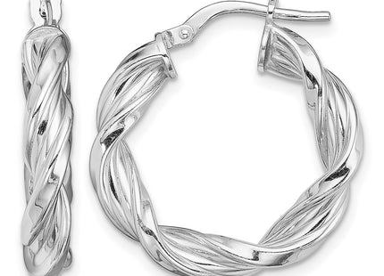 Sterling silver hoop earrings
