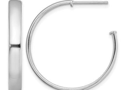 Sterling silver hoop earrings