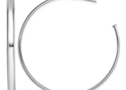 Sterling silver hoop earrings