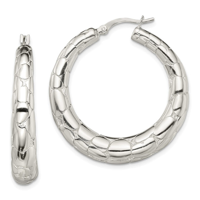Sterling Silver Earrings Style QE13218 - Classique Jewelry Inc.
