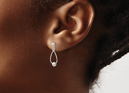 Sterling Silver Earrings Style QE13220 - Classique Jewelry Inc.