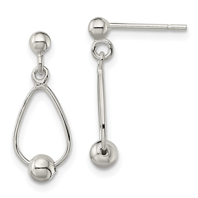 Sterling Silver Earrings Style QE13220 - Classique Jewelry Inc.