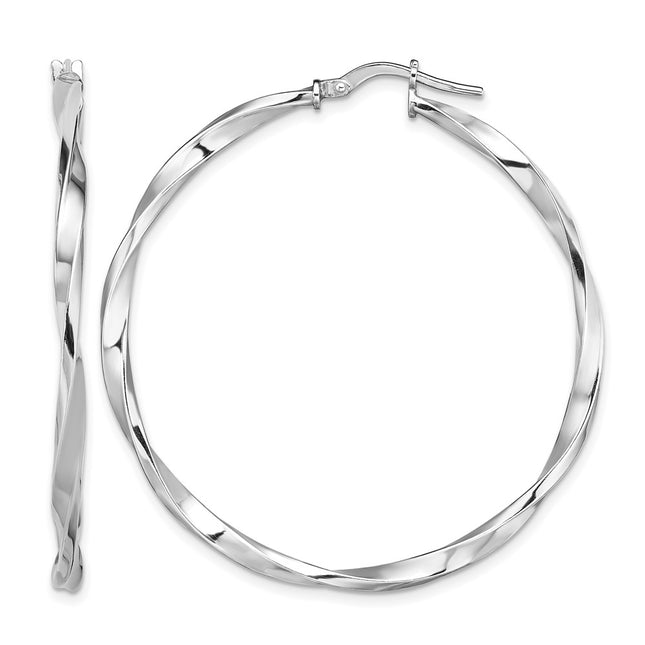 Sterling silver hoop earrings