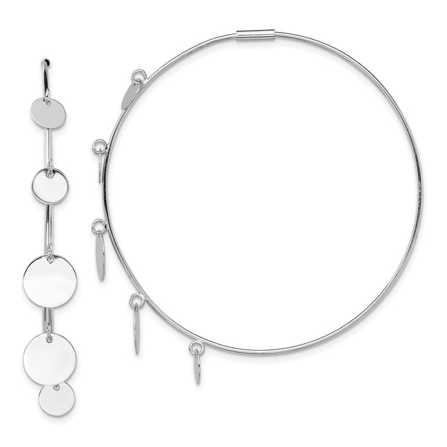 Sterling Silver Earrings Style QE13274 - Classique Jewelry Inc.