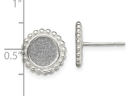 Sterling Silver Earrings Style QE13291 - Classique Jewelry Inc.