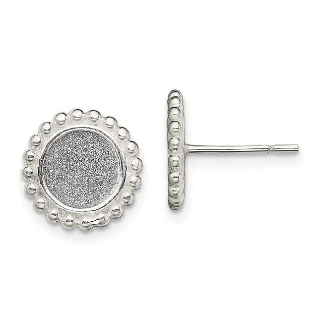 Sterling Silver Earrings Style QE13291 - Classique Jewelry Inc.