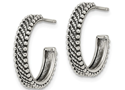 Sterling Silver Earrings Style QE13304 - Classique Jewelry Inc.