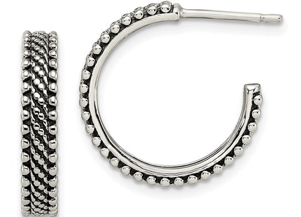 Sterling Silver Earrings Style QE13304 - Classique Jewelry Inc.