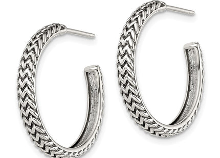 Sterling Silver Earrings Style QE13307 - Classique Jewelry Inc.