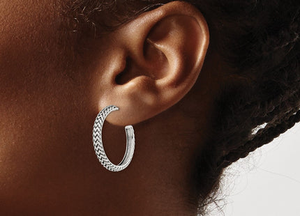 Sterling Silver Earrings Style QE13307 - Classique Jewelry Inc.