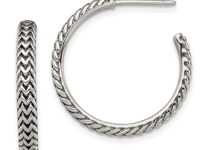 Sterling Silver Earrings Style QE13307 - Classique Jewelry Inc.