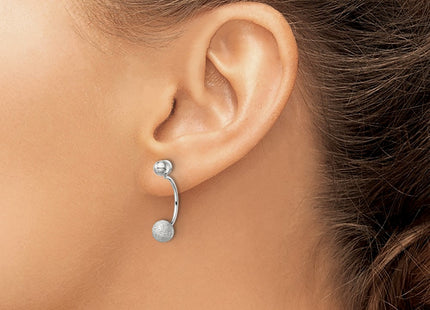 Sterling Silver Earrings Style QE13313 - Classique Jewelry Inc.