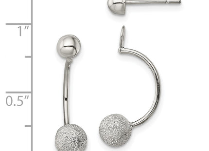Sterling Silver Earrings Style QE13313 - Classique Jewelry Inc.