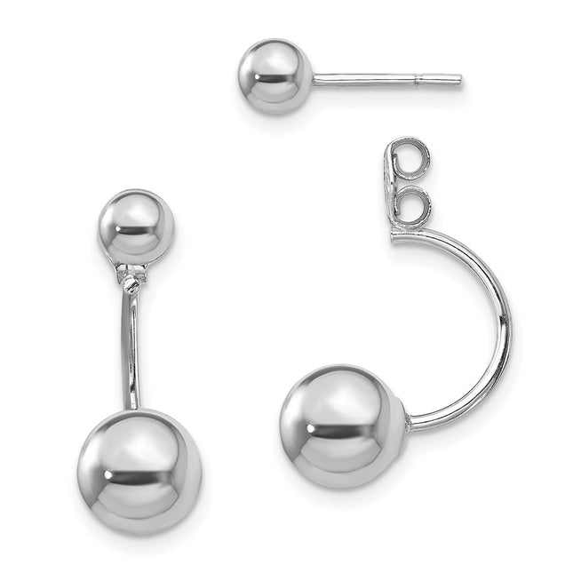 Sterling Silver Earrings Style QE13314 - Classique Jewelry Inc.