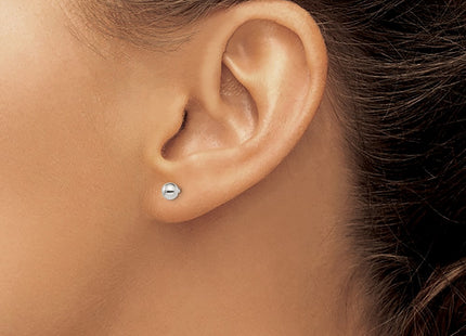 Sterling silver earrings, another view