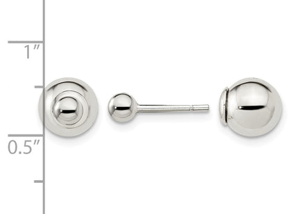 Sterling silver earrings, further view
