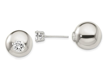 Sterling Silver Earrings Style QE13323 - Classique Jewelry Inc.