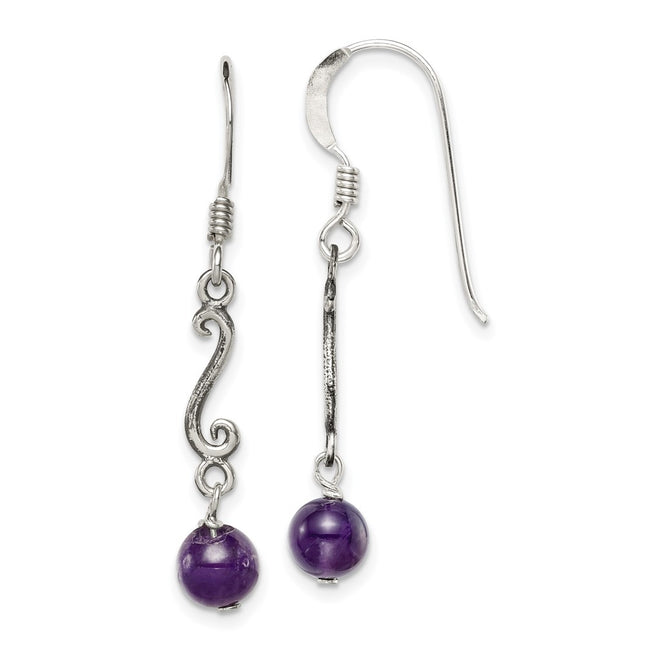 Sterling Silver Earrings Style QE1333 - Classique Jewelry Inc.