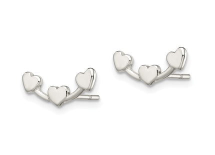 Sterling Silver Earrings Style QE13402 - Classique Jewelry Inc.