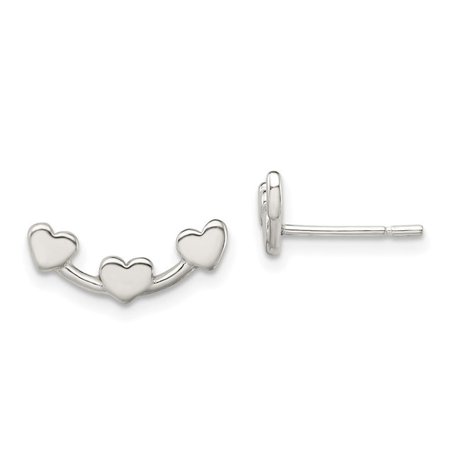 Sterling Silver Earrings Style QE13402 - Classique Jewelry Inc.
