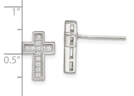 Sterling Silver Earrings Style QE13489 - Classique Jewelry Inc.