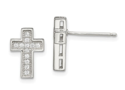 Sterling Silver Earrings Style QE13489 - Classique Jewelry Inc.