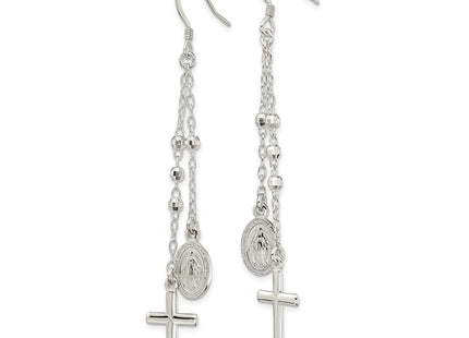 Sterling Silver Earrings Style QE13492 - Classique Jewelry Inc.