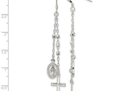 Sterling Silver Earrings Style QE13492 - Classique Jewelry Inc.