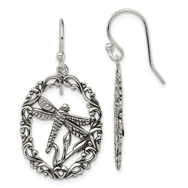 Sterling Silver Earrings Style QE13515 - Classique Jewelry Inc.